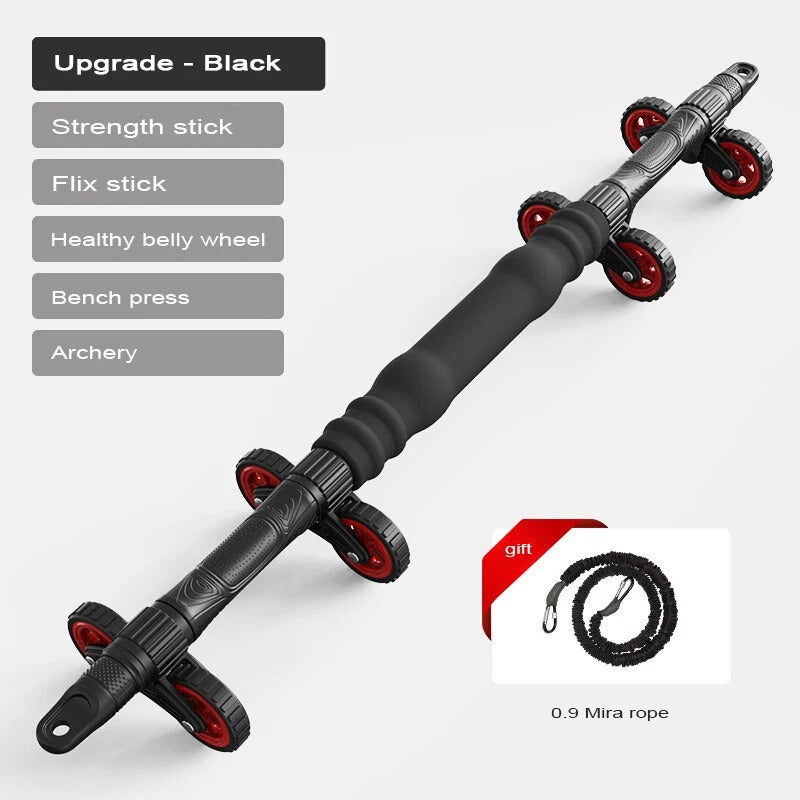 The Ultimate Ab Roller with Multi-Functionality!