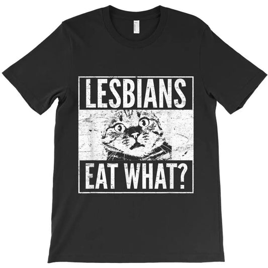 Funny Lesbians Eat Cat Shirt -  LBTQ